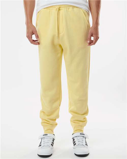 Light Yellow Midweight Fleece Pants - IND20PNT