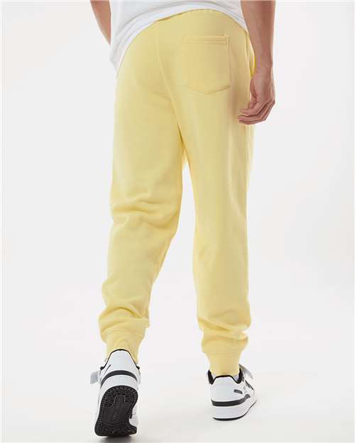 Light Yellow Midweight Fleece Pants - IND20PNT