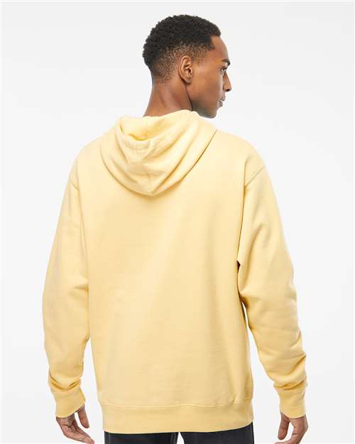 Light Yellow Midweight Hooded Sweatshirt - SS4500