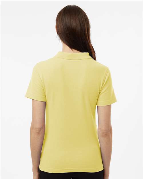 Light Yellow Women's Pique Polo - 62800L