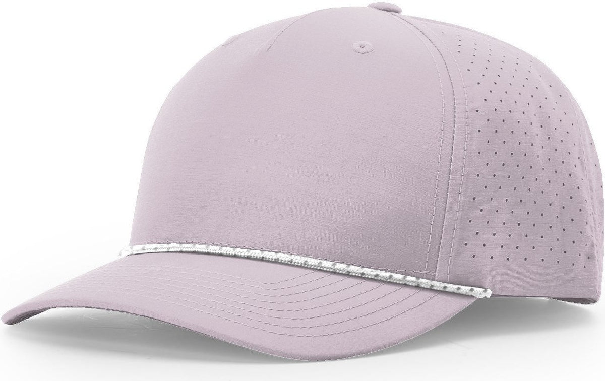 Lilac/White-Grey Laser Perf Performance Rope Cap