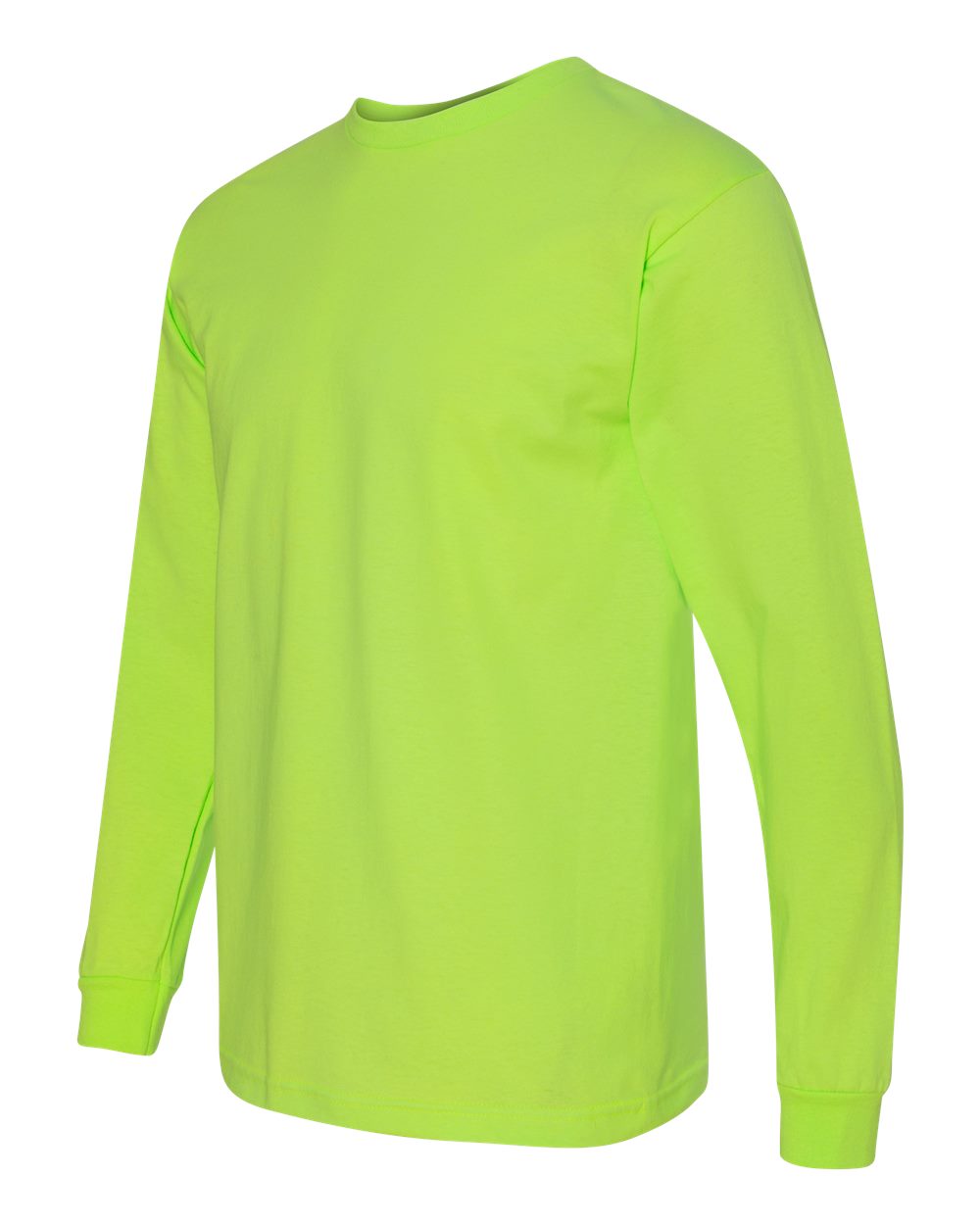 Lime Green USA-Made Long Sleeve T-Shirt - 5060