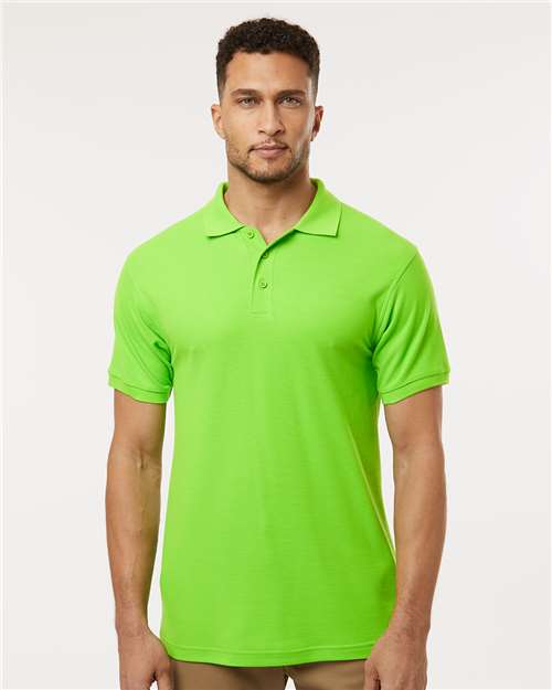 Lime Pique Polo - 62800