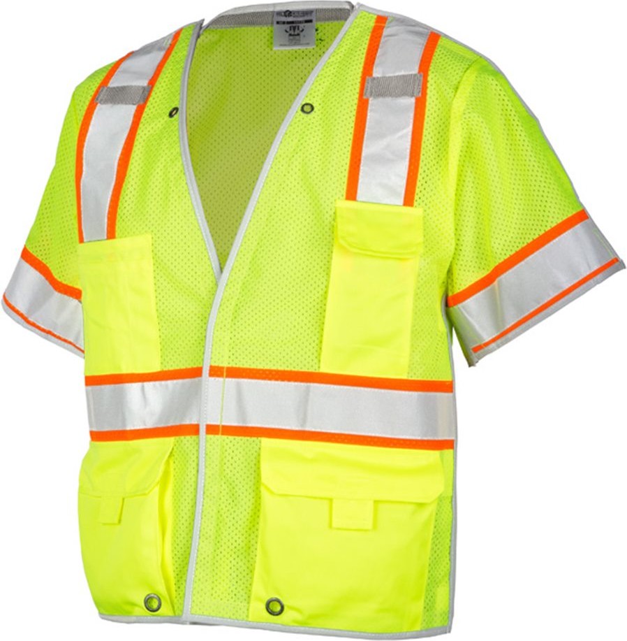 Lime Premium Brilliant Series® Breakaway Class 3 Vest - 1552B
