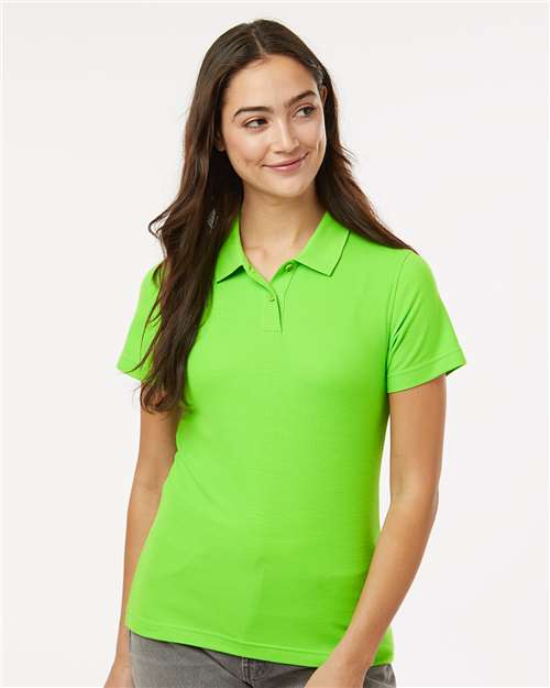 Lime Women's Pique Polo - 62800L