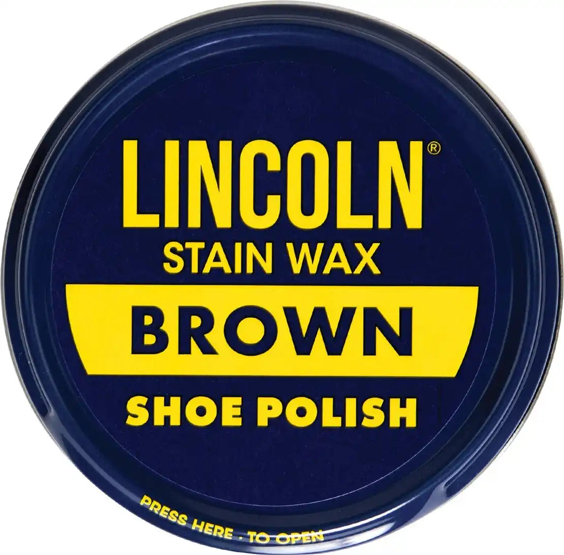 Lincoln U.s.m.c. Stain Wax Shoe Polish - Brown