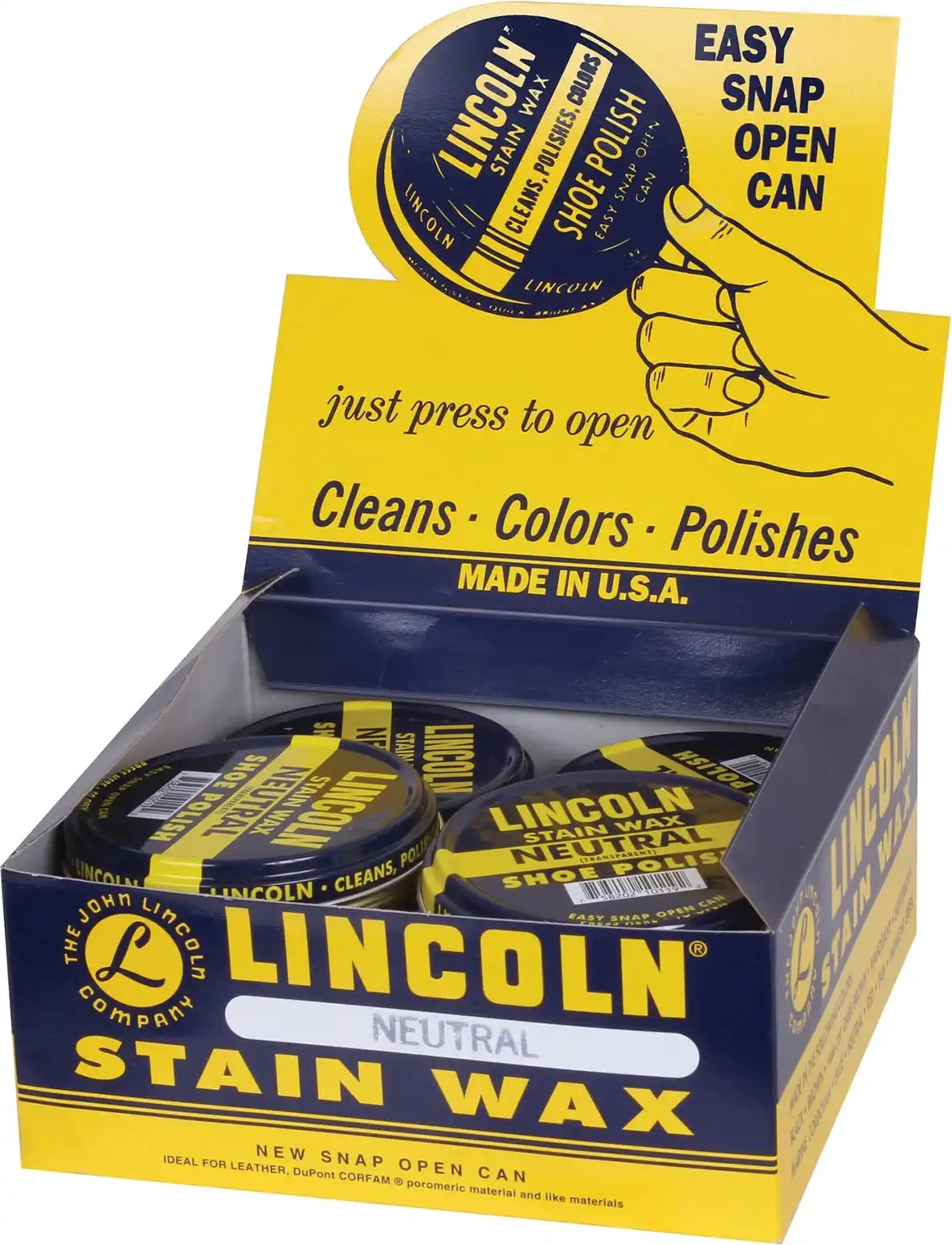 Lincoln U.s.m.c. Stain Wax Shoe Polish