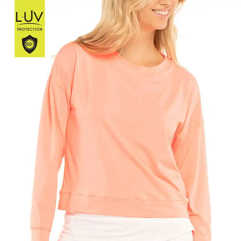 Lucky in Love Hype Long Sleeve - Peach