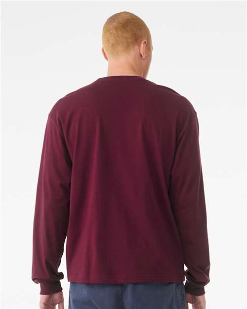 Maroon 6 oz. Heavyweight Long Sleeve Tee - 3511