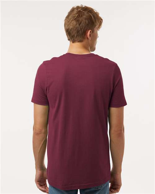 Maroon Combed Cotton T-Shirt - 602