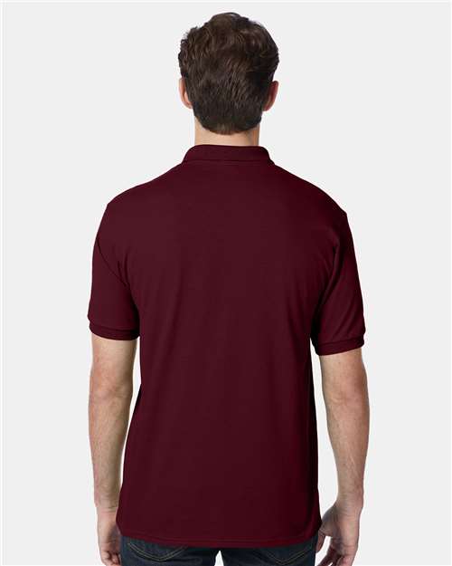 Maroon Ecosmart® Jersey Polo - 054X