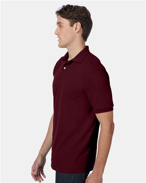 Maroon Ecosmart® Jersey Polo - 054X
