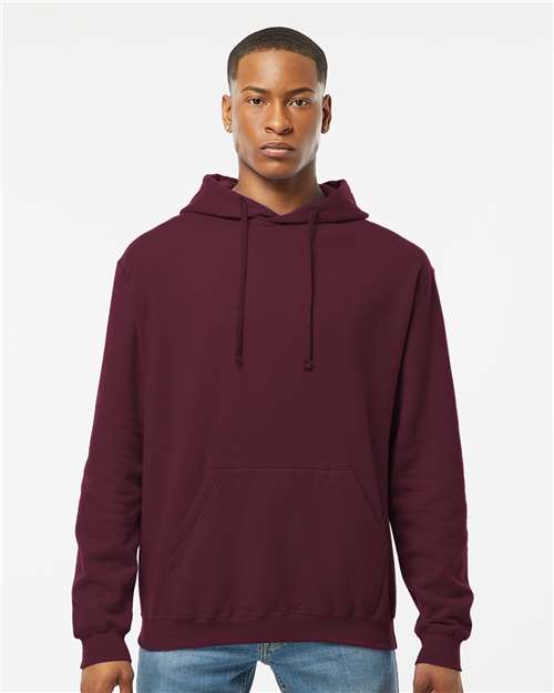 Maroon Fleece Hooded Sweatshirt - 320