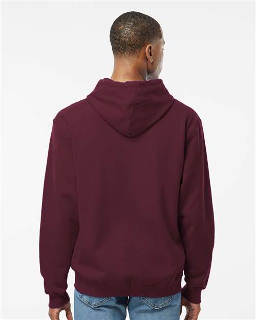 Maroon Fleece Hooded Sweatshirt - 320