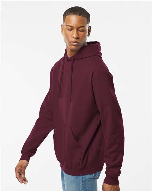 Maroon Fleece Hooded Sweatshirt - 320