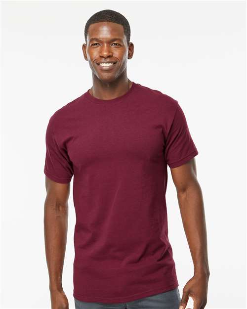 Maroon Gold Soft Touch T-Shirt - 4800