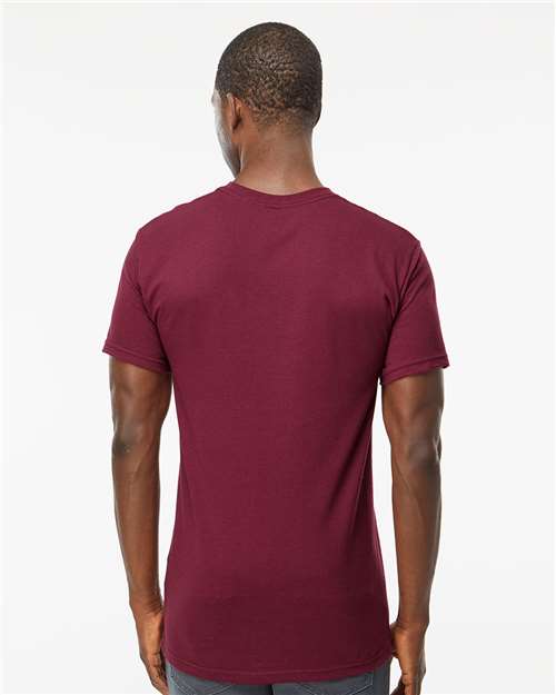 Maroon Gold Soft Touch T-Shirt - 4800