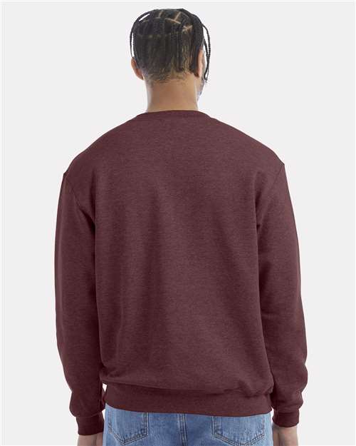 Maroon Heather Powerblend® Crewneck Sweatshirt - S600
