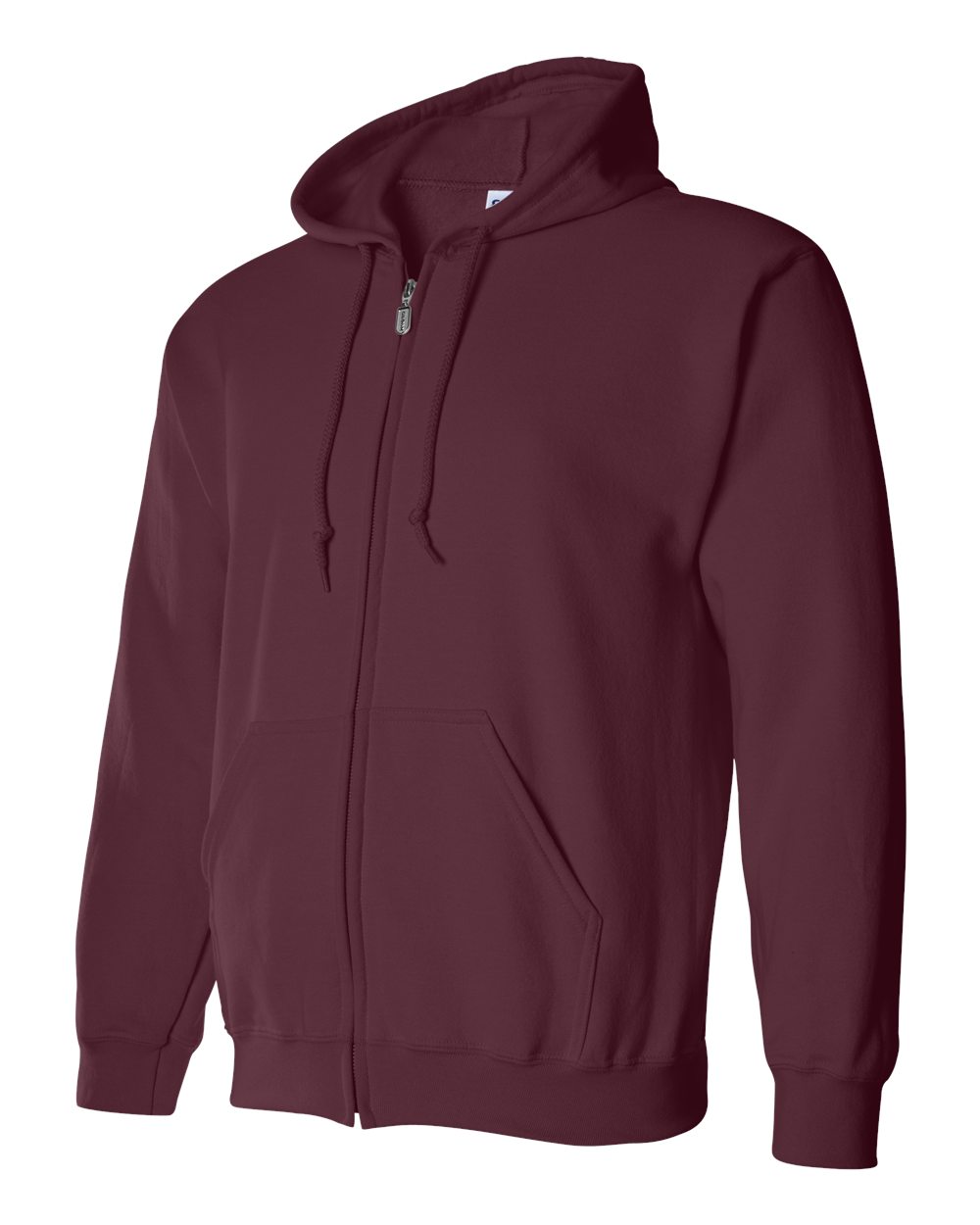 Maroon Heavy Blend™ Full-Zip Hooded Sweatshirt - 18600