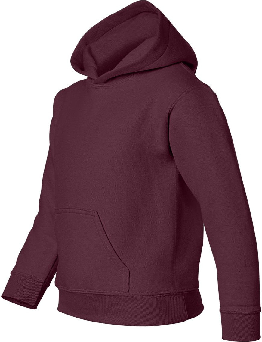 Maroon Heavy Blend™ Youth Hooded Sweatshirt - 18500B