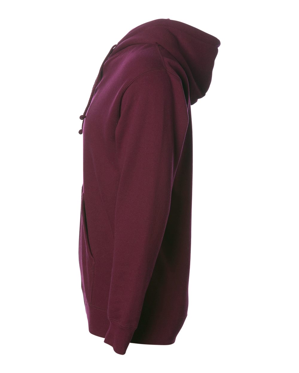 Maroon Heavyweight Full-Zip Hooded Sweatshirt - IND4000Z