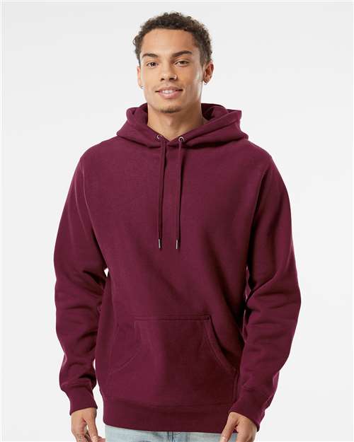 Maroon Legend - Premium Heavyweight Cross-Grain Hooded Sweatshirt - IND5000P