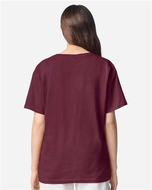 Maroon Light Cotton Youth T-Shirt - 3000B