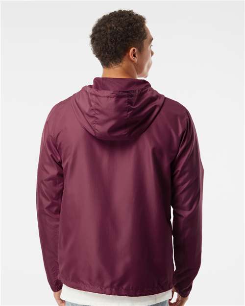 Maroon Lightweight Windbreaker Full-Zip Jacket - EXP54LWZ
