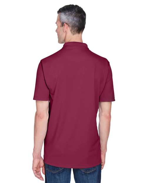Maroon Men's Cool & Dry Stain-Release Performance Polo - 8445