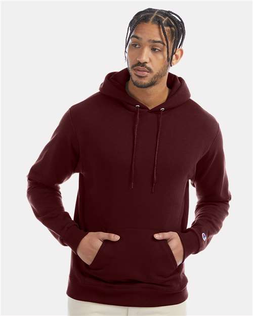 Maroon Powerblend® Hooded Sweatshirt - S700