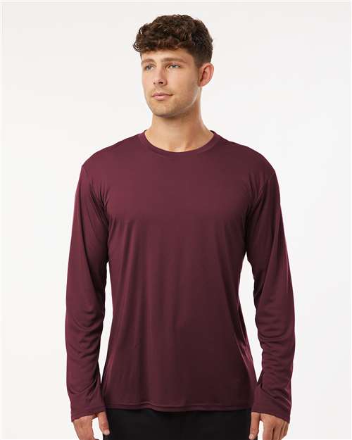 Maroon Pro-Lock Performance Long Sleeve T-Shirt - 48400