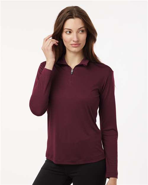 Maroon Pro-Lock Women's Performance Quarter-Zip Pullover - 41870L
