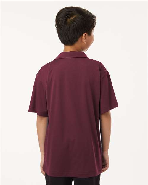Maroon Pro-Lock Youth Performance Polo - 41800Y