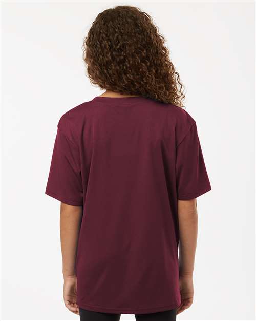 Maroon Pro-Lock Youth Performance T-Shirt - 48000Y