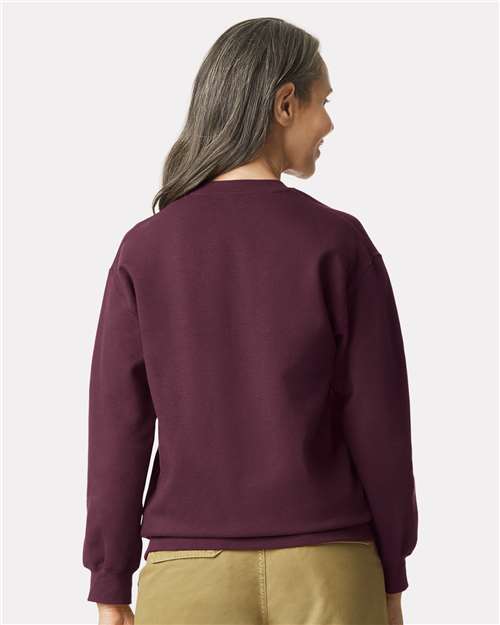 Maroon Softstyle® Midweight Crewneck Sweatshirt - SF000