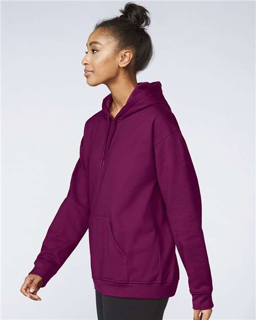 Maroon Softstyle® Midweight Hooded Sweatshirt - SF500