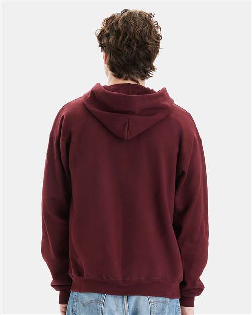 Maroon Ultimate Cotton® Full-Zip Hooded Sweatshirt - F280