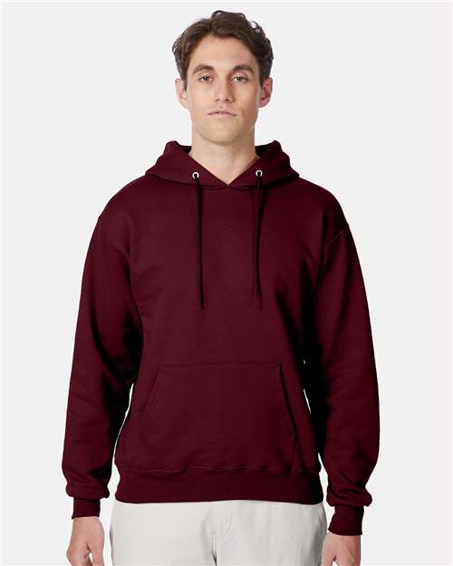 Maroon Ultimate Cotton® Hooded Sweatshirt - F170