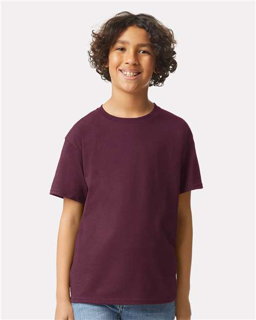 Maroon Ultra Cotton® Youth T-Shirt - 2000B