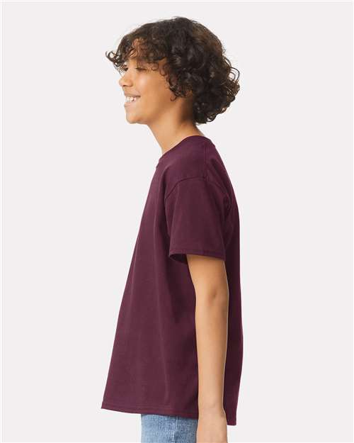 Maroon Ultra Cotton® Youth T-Shirt - 2000B
