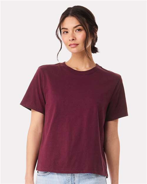 Maroon Women's 6 oz Heavyweight Tee - 6110