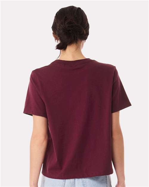 Maroon Women's 6 oz Heavyweight Tee - 6110