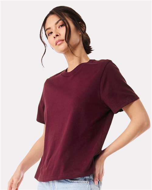 Maroon Women's 6 oz Heavyweight Tee - 6110