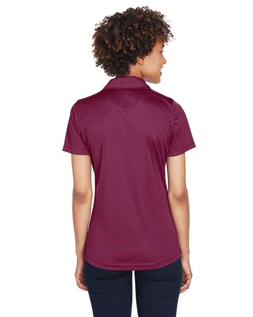 Maroon Women's Cool & Dry Sport Performance Interlock Polo - 8425L
