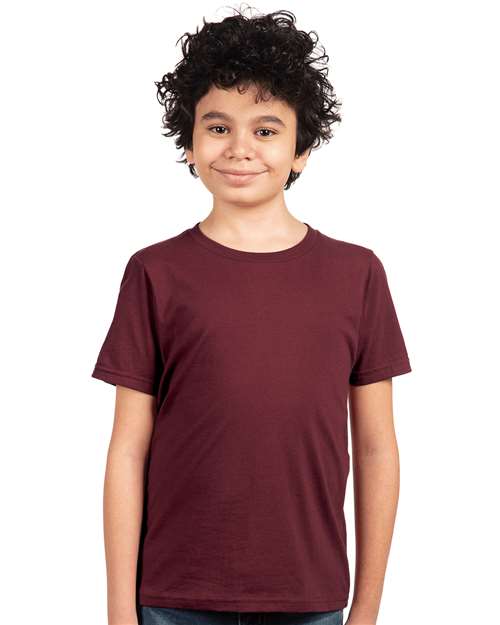 Maroon Youth Cotton T-Shirt - 3310