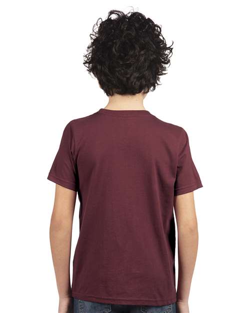 Maroon Youth Cotton T-Shirt - 3310