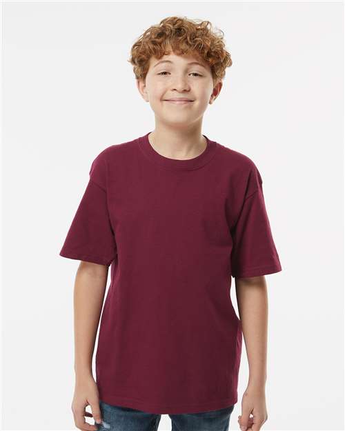 Maroon Youth Gold Soft Touch T-Shirt - 4850