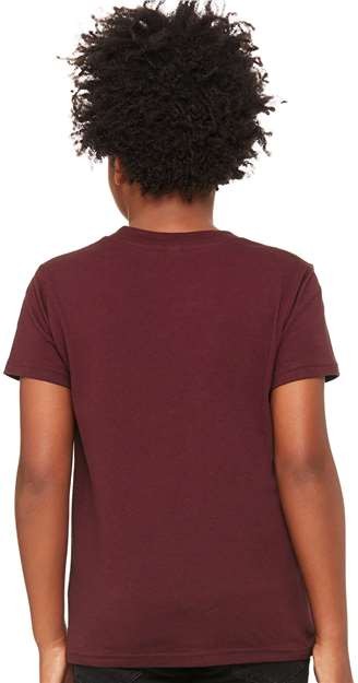 Maroon Youth Jersey Tee - 3001Y