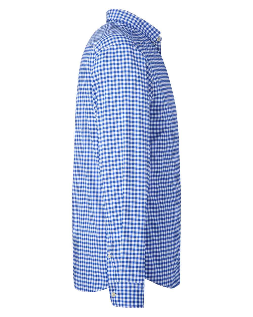 Martime Blue On-The-Go Nylon Gingham Shirt - W012060