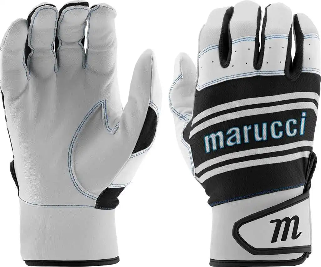 Marucci Swift Lite Youth Batting Gloves Black Gray